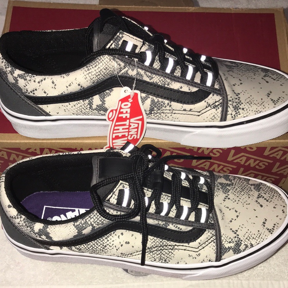 >💜RARE OLD SKOOL GHILLIE NYLON SNAKE FORGET IRON LOW CUT LACE UP BRAND NEW VANS